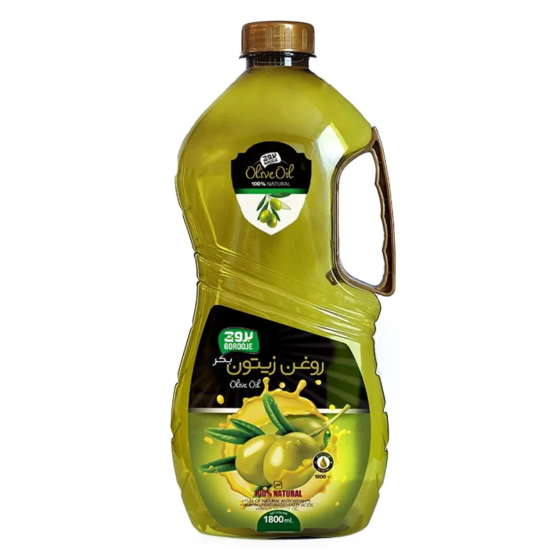 روغن زیتون بکر خالص بروج - 1800 میلی لیتر